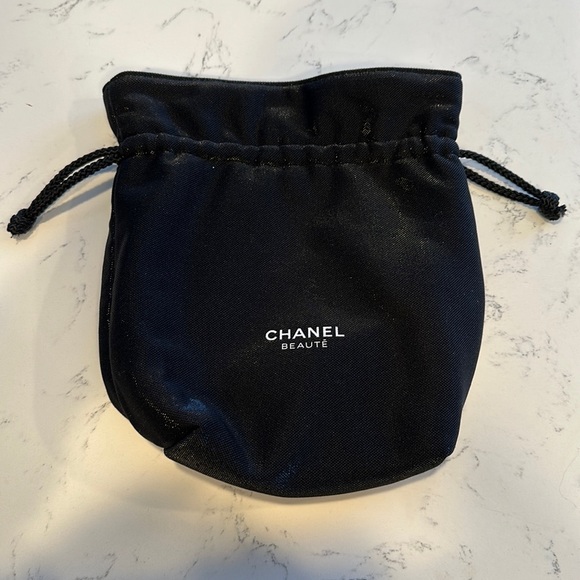 CHANEL Bags Chanel Beaute Cosmetic Bag Drawstring Satin Interior